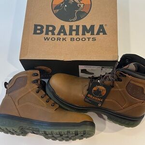 NWT Brahma Combustion Steel Toe Work Boots